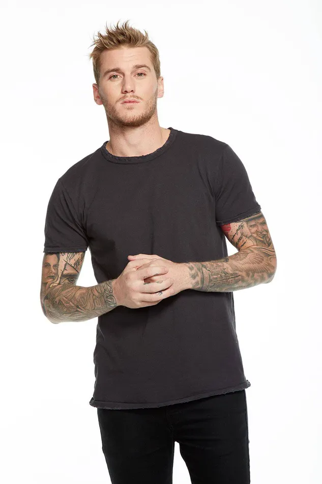 Mens COTTON CREW NECK TEE Tops Chaser Brand