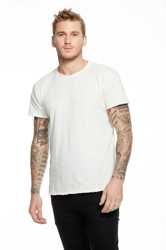 Mens COTTON CREW NECK TEE Tops Chaser Brand