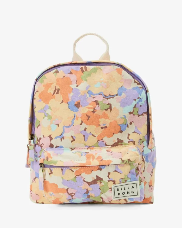 Mini Mama Canvas Backpack Lilac Breeze Women Billabong Backpacks
