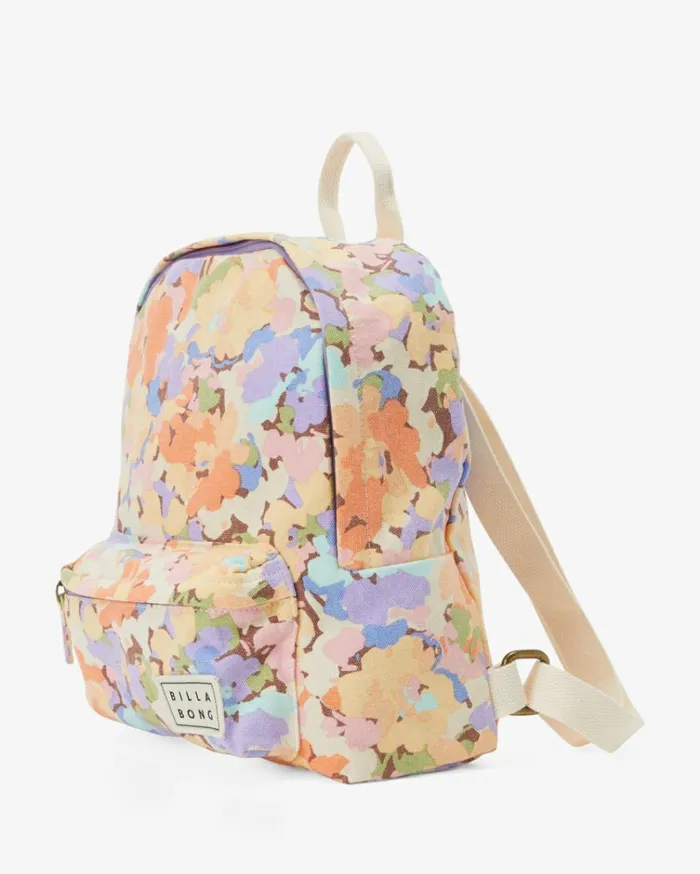 Mini Mama Canvas Backpack Lilac Breeze Women Billabong Backpacks