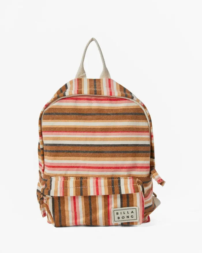 Mini Mama Canvas Backpack Peach Out Women Billabong Backpacks