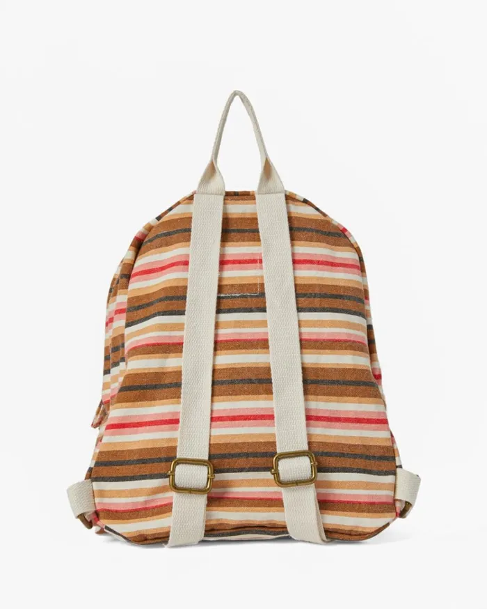 Mini Mama Canvas Backpack Peach Out Women Billabong Backpacks