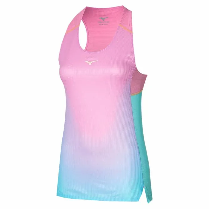 Mizuno Aero Tank Blue Glow Women Tops