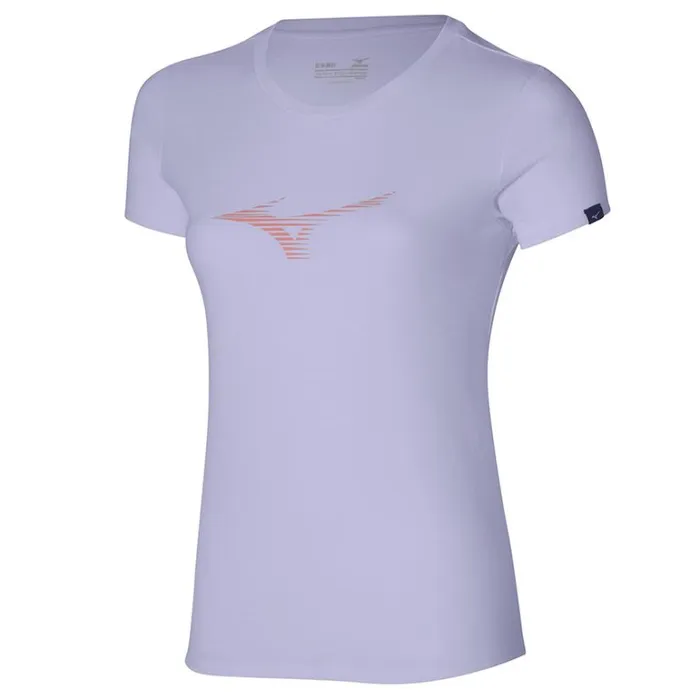 Mizuno Athletics RB Tee Pastel Lilac Women Tops