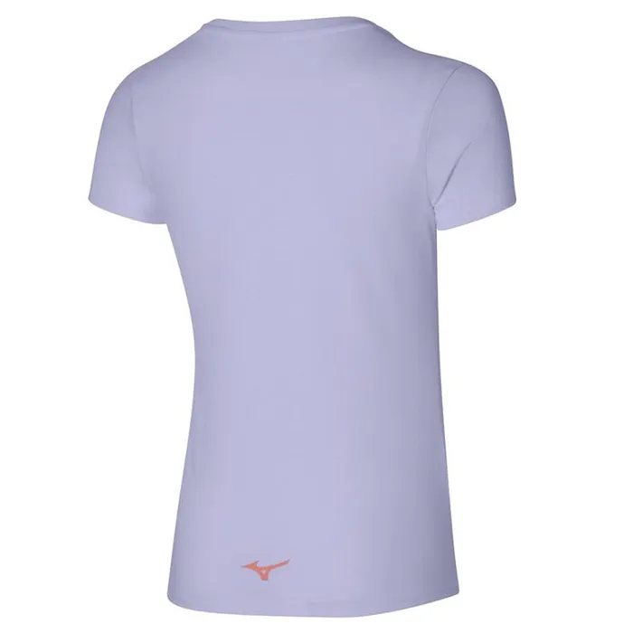 Mizuno Athletics RB Tee Pastel Lilac Women Tops Mizuno Athletics RB Tee Pastel Lilac Women Tops