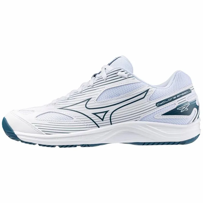 Mizuno CYCLONE SPEED 4 Whitesailor Bluesilver Women Volleyball