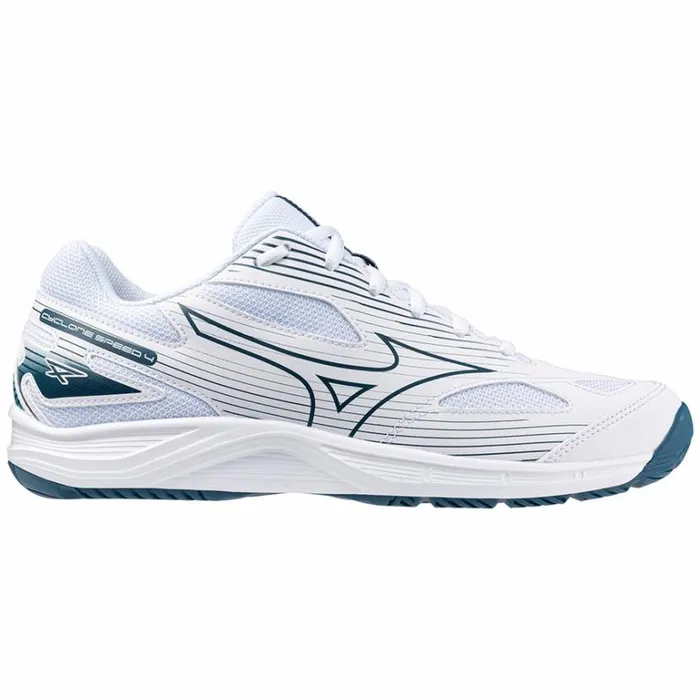 Mizuno CYCLONE SPEED 4 Whitesailor Bluesilver Women Volleyball Mizuno CYCLONE SPEED 4 Whitesailor Bluesilver Women Volleyball