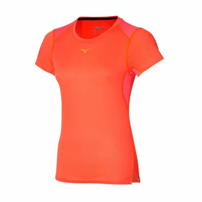 Mizuno DRYAEROFLOW TSHIRT Nasturtium Women Tops