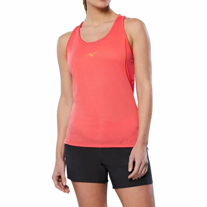 Mizuno DryAeroFlow Tank Dubarry Red Women Tops Mizuno DryAeroFlow Tank Dubarry Red Women Tops