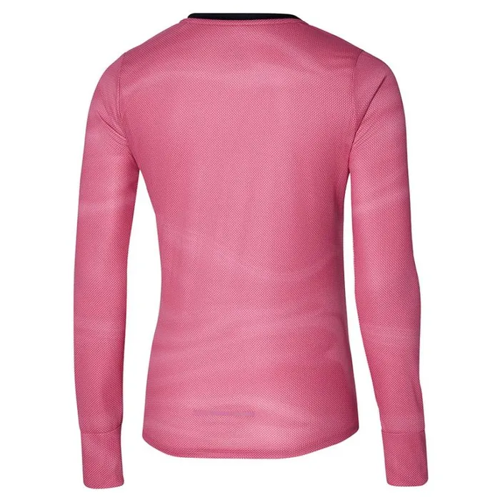 Mizuno Premium Aero LS Tee Sangria Sunset Women Tops Mizuno Premium Aero LS Tee Sangria Sunset Women Tops