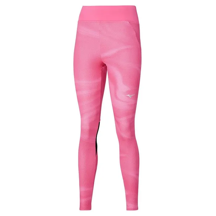 Mizuno Printed Tight Sangria Sunset Women Tights and Leggings