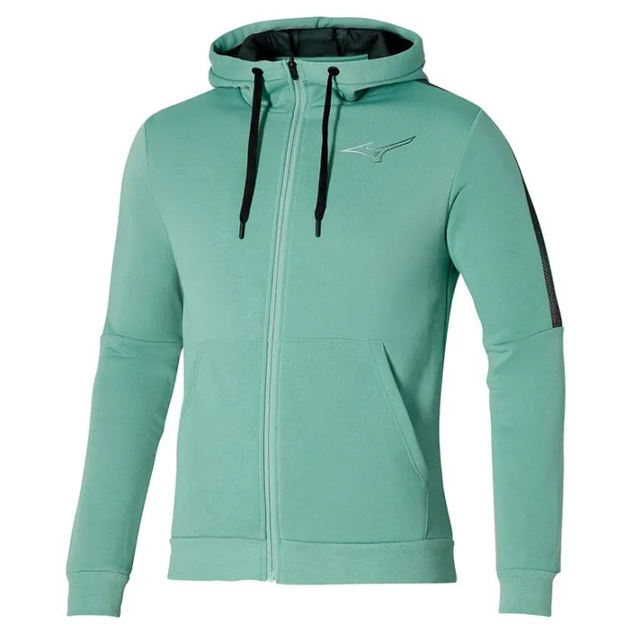 Mizuno Release Sweat Jacket Mineral Blue Men Athleticwear