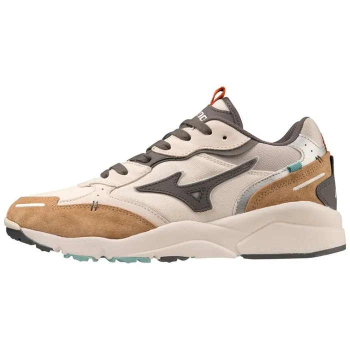 Mizuno SKY MEDAL White Sandmagnettiger039s Eye Women Sneakers