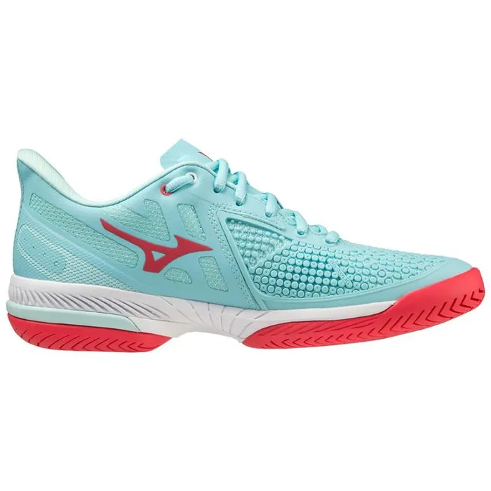 Mizuno Wave Exceed Tour 5 AC Tanager Turquoisefiery Coral 2white Women Tennis Mizuno Wave Exceed Tour 5 AC Tanager Turquoisefiery Coral 2white Women Tennis