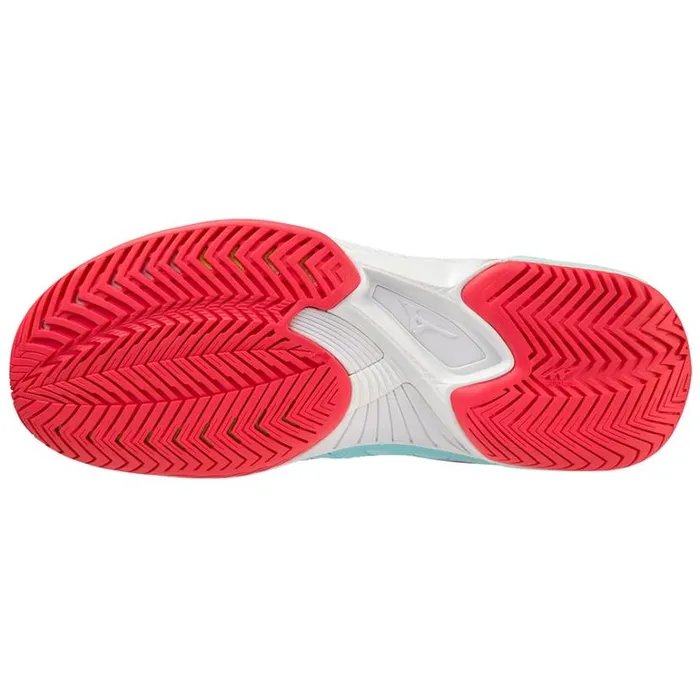 Mizuno Wave Exceed Tour 5 AC Tanager Turquoisefiery Coral 2white Women Tennis Mizuno Wave Exceed Tour 5 AC Tanager Turquoisefiery Coral 2white Women Tennis