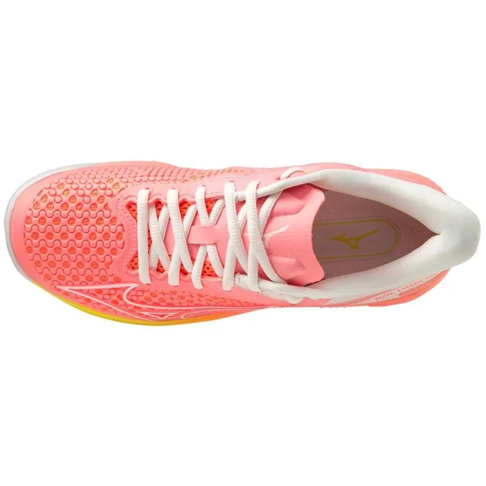 Mizuno WAVE EXCEED TOUR 5AC Ccoralswhiteneonflame Women Tennis Mizuno WAVE EXCEED TOUR 5AC Ccoralswhiteneonflame Women Tennis