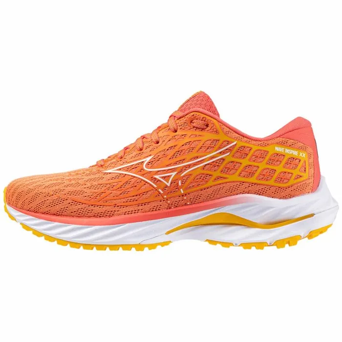 Mizuno WAVE INSPIRE 20 Nasturtiumwhitecitrus Women Running