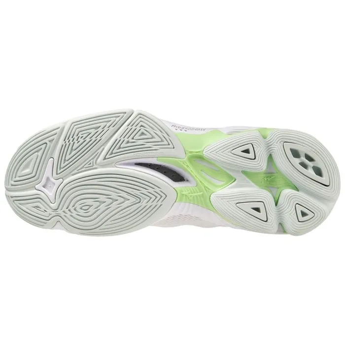 Mizuno WAVE LIGHTNING Z7 MID Whiteglacial Ridgepati Women Volleyball Mizuno WAVE LIGHTNING Z7 MID Whiteglacial Ridgepati Women Volleyball