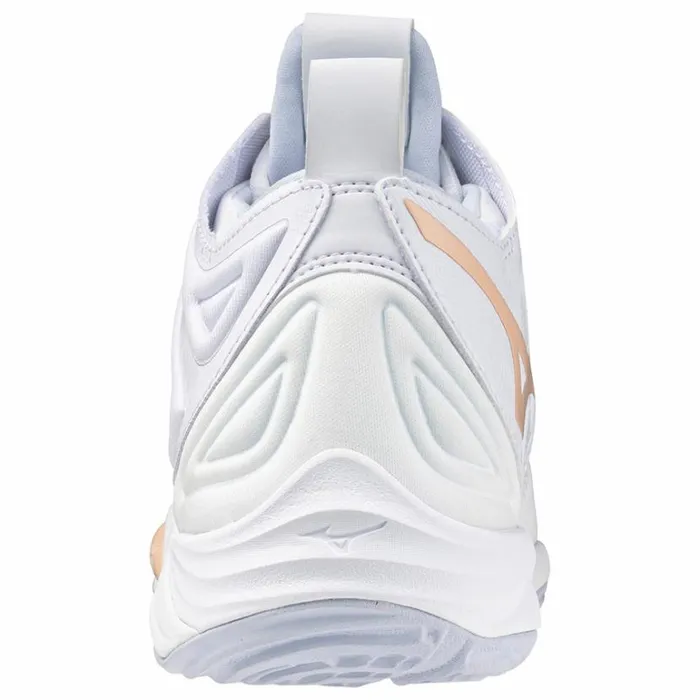 Mizuno WAVE MOMENTUM 3 MID Whitenavypeonypeachparfait Women Volleyball Mizuno WAVE MOMENTUM 3 MID Whitenavypeonypeachparfait Women Volleyball