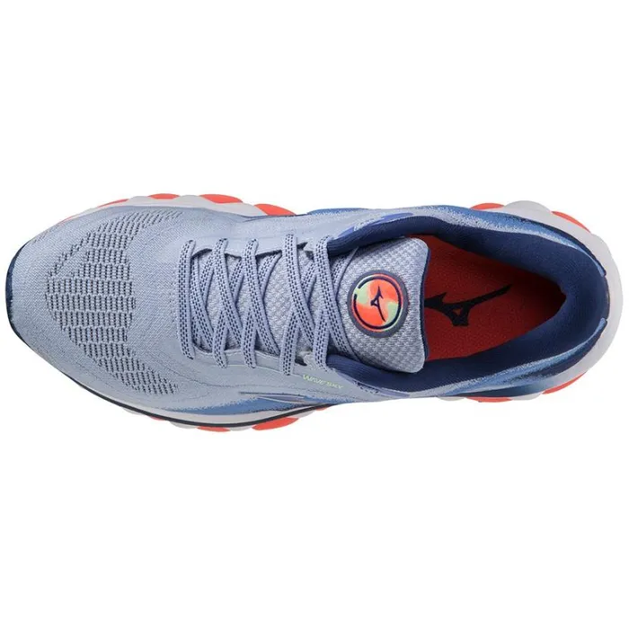 Mizuno WAVE SKY 7 Bluhenonsilvrneonflame Women Running Mizuno WAVE SKY 7 Bluhenonsilvrneonflame Women Running