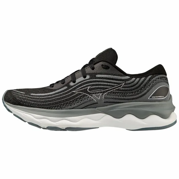 Mizuno WAVE SKYRISE 4 Blackwhitesweather Women Running