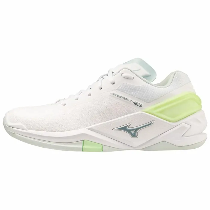 Mizuno WAVE STEALTH NEO Whtegridgepatinagreen Women Handball