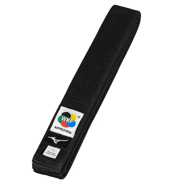 Mizuno WKF Black Belt RB Black MenWomen Judo Belts
