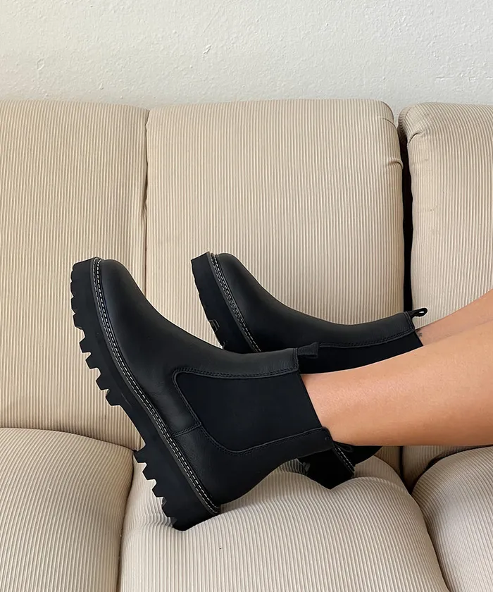 Moana H2O Boots Black Leather Black Leather H2o Women Dolce Vita Boots and Booties