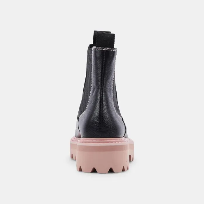 Moana H2O Boots Black Pink Leather Black Pink Leather H2o Women Dolce Vita Boots and Booties