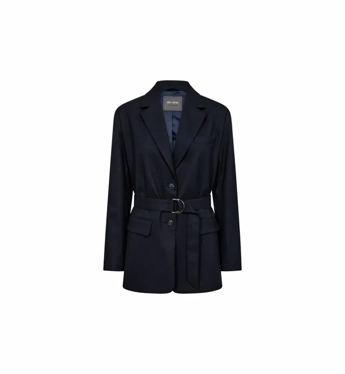 MOS MOSH Blazers Women MMHerdis Caia Blazer Salute Navy MOS MOSH Blazers Women MMHerdis Caia Blazer Salute Navy