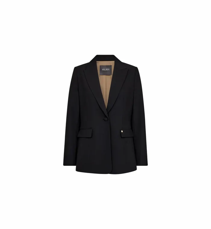 MOS MOSH Blazers Women MMLeonora Miley Blazer Black MOS MOSH Blazers Women MMLeonora Miley Blazer Black