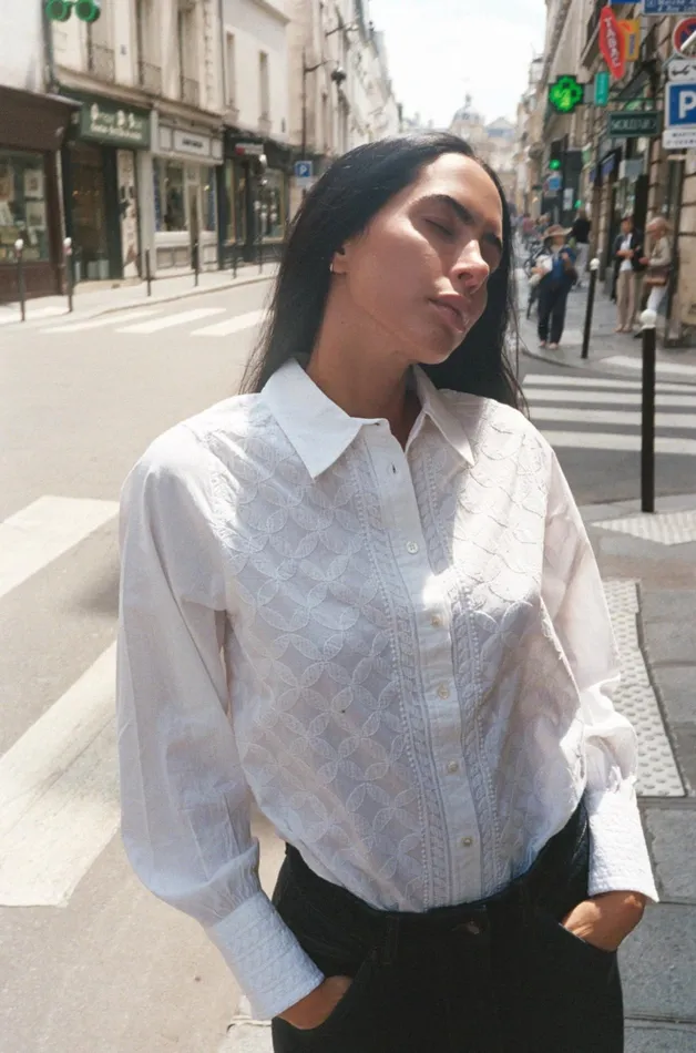 MOS MOSH Blouses and Tops Women MMHLove India Blouse 8211 HEYANNO White