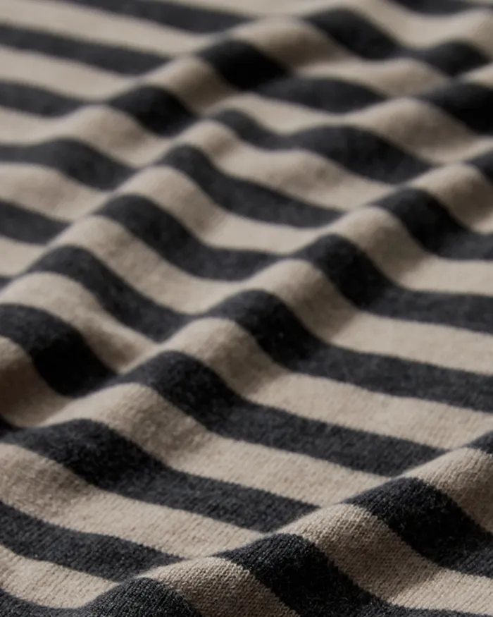 MOS MOSH Knits Men MMGAdam Soft Stripe Knit Charcoal Melange Stripe MOS MOSH Knits Men MMGAdam Soft Stripe Knit Charcoal Melange Stripe