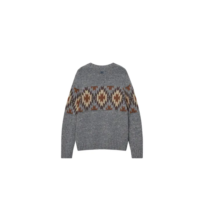MOS MOSH Knits Men MMGBarry Autumn Knit Ocean Blue Melange MOS MOSH Knits Men MMGBarry Autumn Knit Ocean Blue Melange