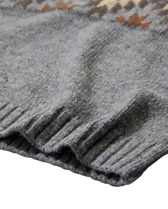 MOS MOSH Knits Men MMGBarry Autumn Knit Ocean Blue Melange MOS MOSH Knits Men MMGBarry Autumn Knit Ocean Blue Melange