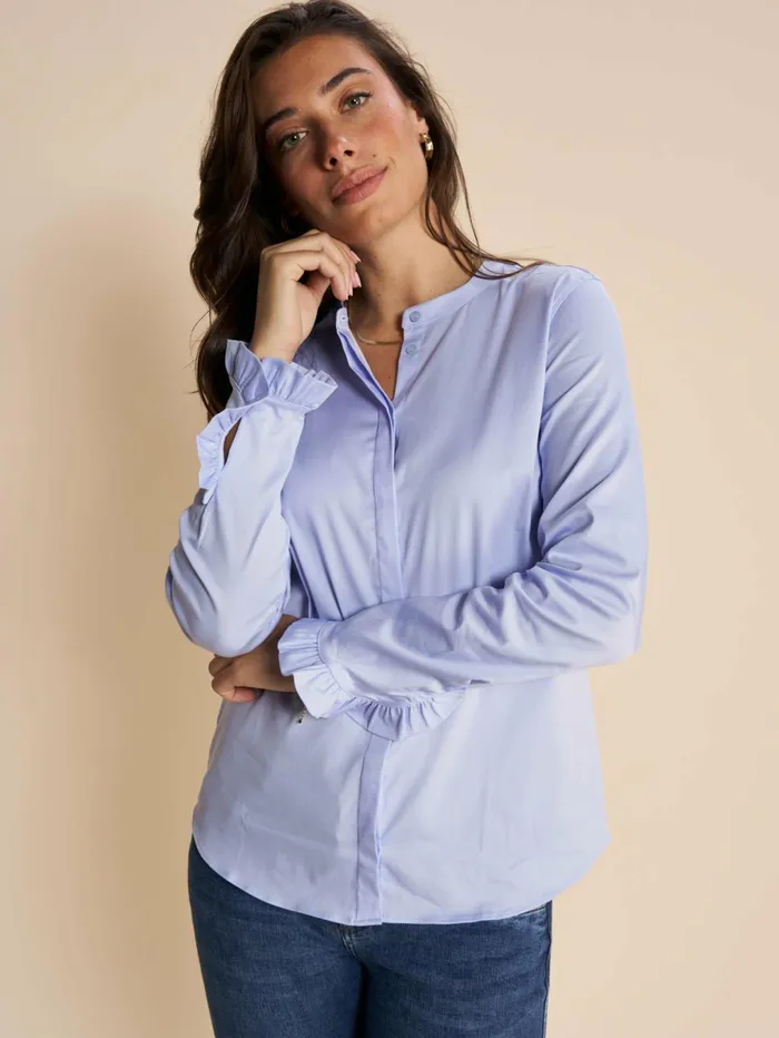 MOS MOSH Shirts Women MMMattie Shirt Light Blue