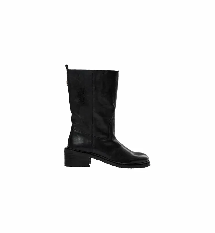 MOS MOSH Shoes Women MMMelbourne Mid Leather Boot Black