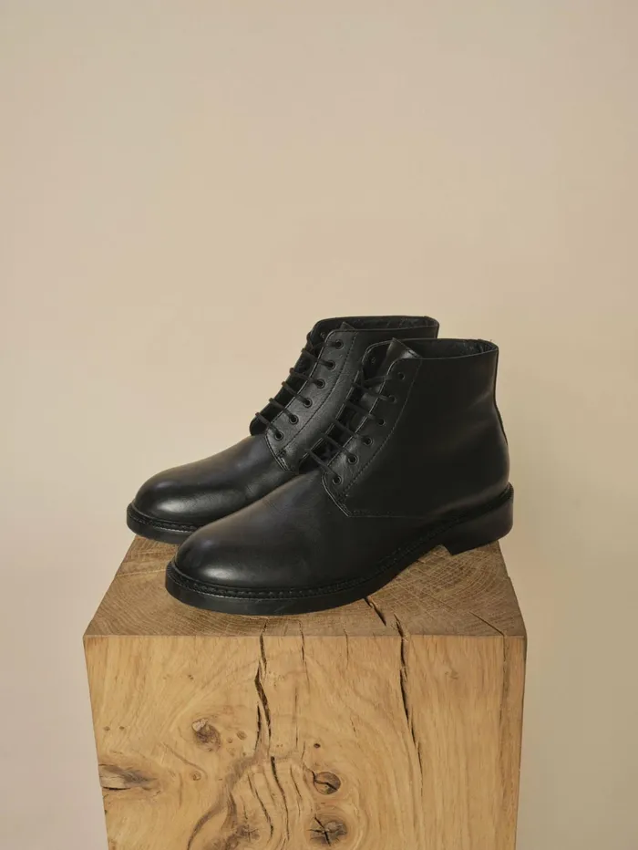 MOS MOSH Shoes Women MMNewcastle Leather Lace Boot Black