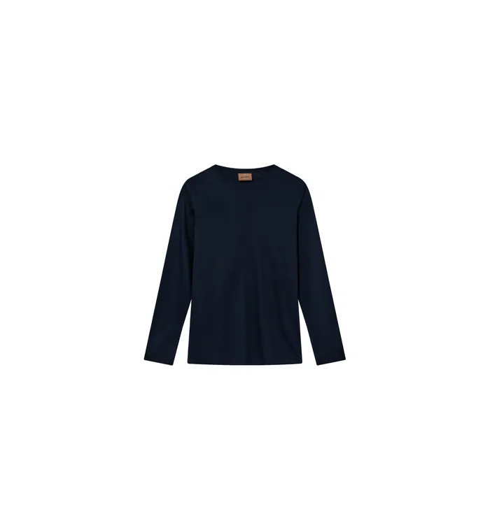 MOS MOSH Tees Men MMGPerry Ls Oneck Tee Navy