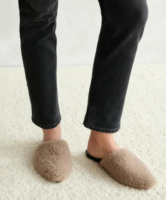Mules Women Jenni Kayne Shearling Mule Taupe
