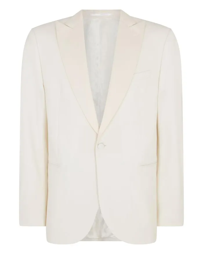 NPeal Coats and Jackets Men 007 Woven Dinner Jacket White