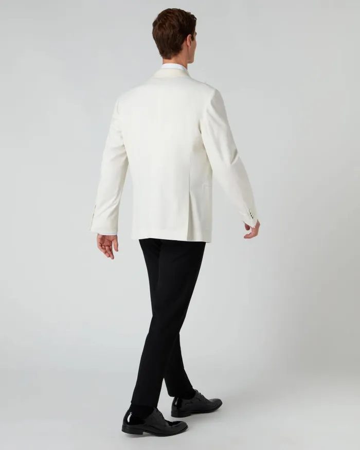 NPeal Coats and Jackets Men 007 Woven Dinner Jacket White