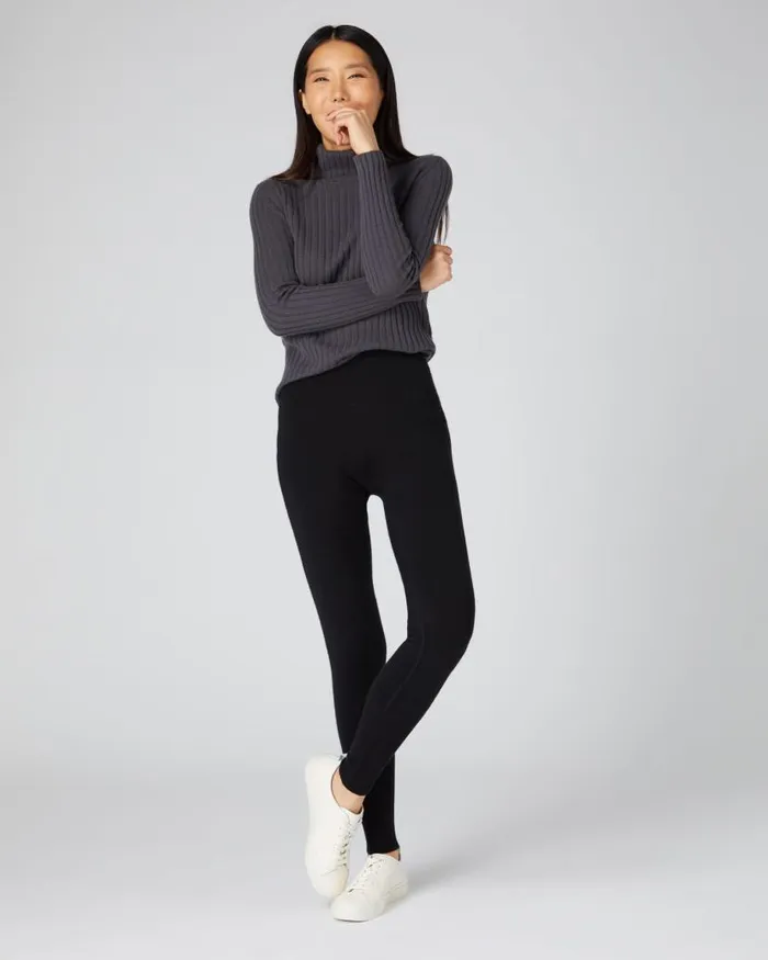 NPeal Leggings and Trousers Women Thea Cashmere Leggings Black