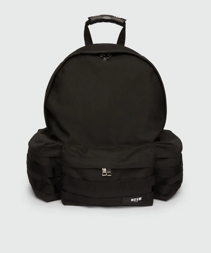Nylon MultiPocket Backpack Men MSGM Backpacks