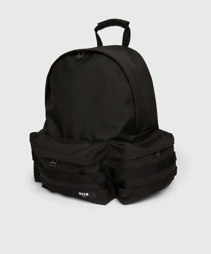 Nylon MultiPocket Backpack Men MSGM Backpacks