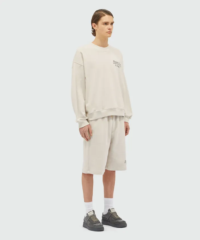 Organic Cotton 034Fantastic Green Burro Studio034 Beige Sweatshirt WomenMen MSGM Hoodies And Sweatshirts