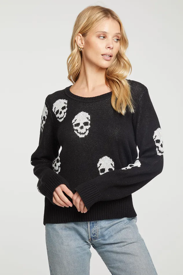Outerwear Cotton Blend Long Sleeve Crew Neck Pullover 8211 Chaser Brand Womens