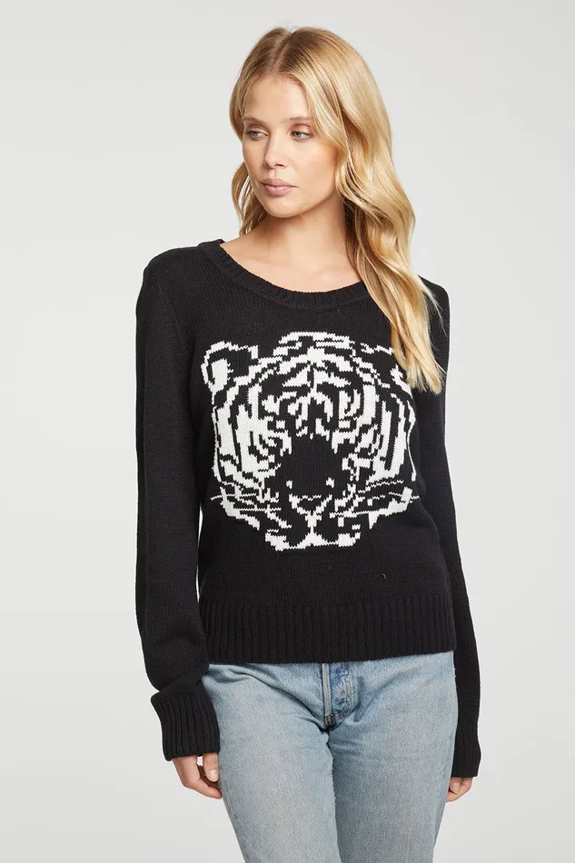Outerwear Womens Chaser Brand Cotton Blend Long Sleeve Crew Neck Pulllover