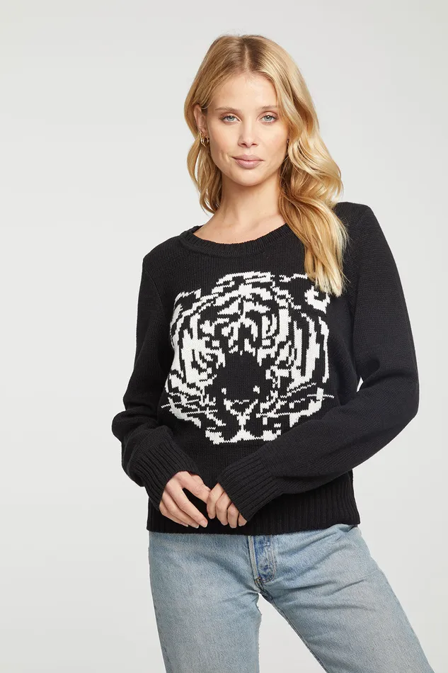 Outerwear Womens Chaser Brand Cotton Blend Long Sleeve Crew Neck Pulllover