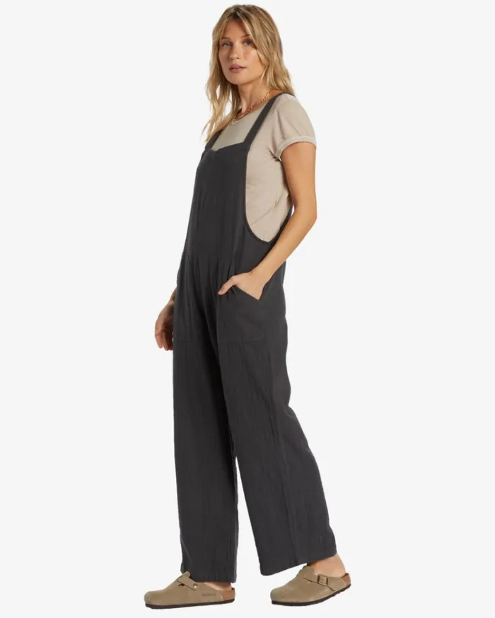 Pacific Time RomperJumpsuit Black Sands Women Billabong Essentials